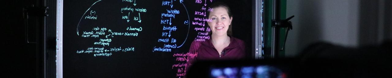 Faculty Using light board